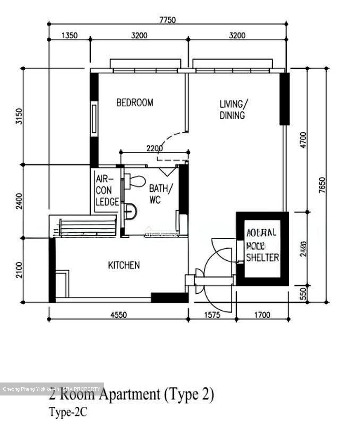 Blk 448B West Valley @ Bukit Batok (Bukit Batok), HDB 2 Rooms #615978241